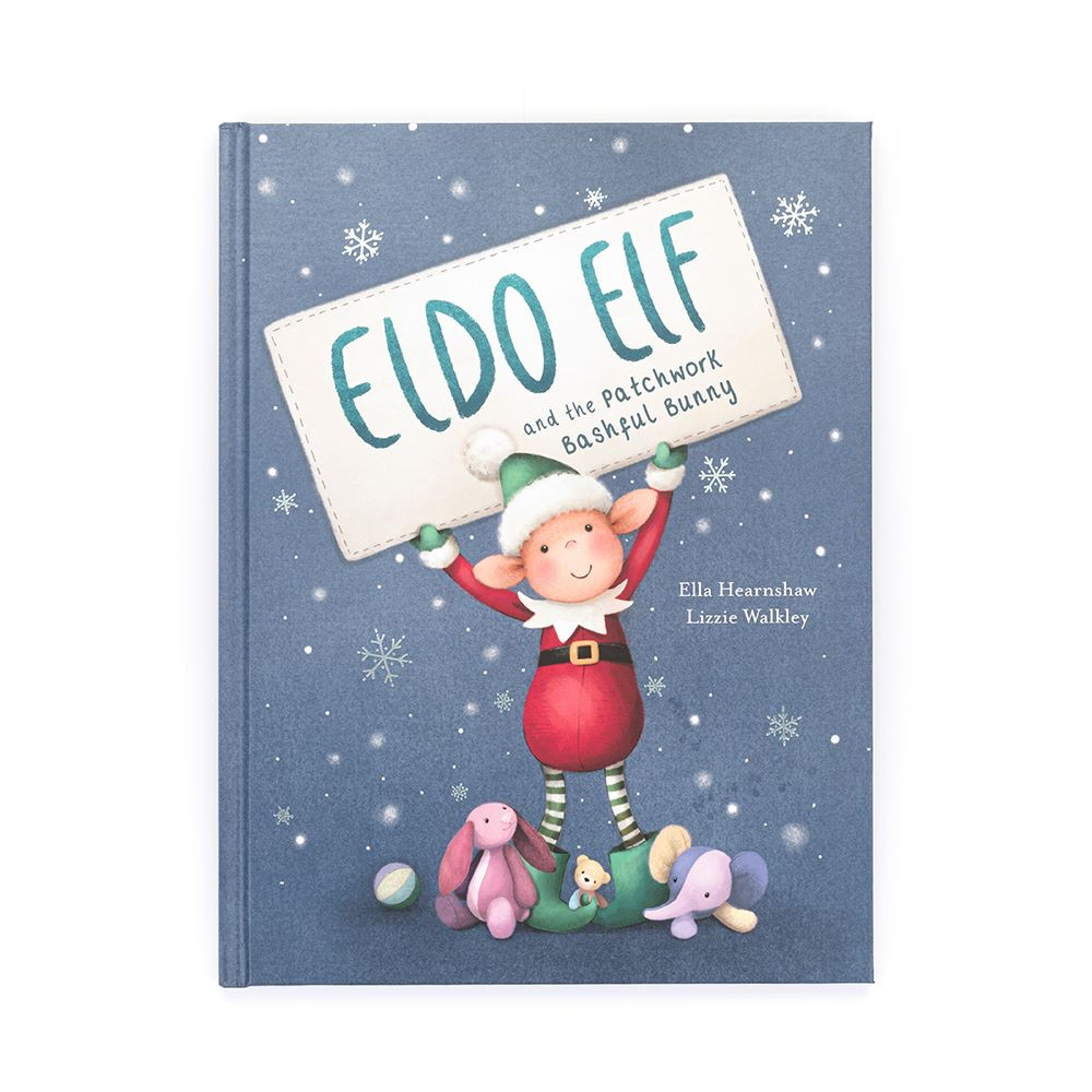 Eldo Elf and the Patchwork Bashful Bunny Book and Eldo Elf