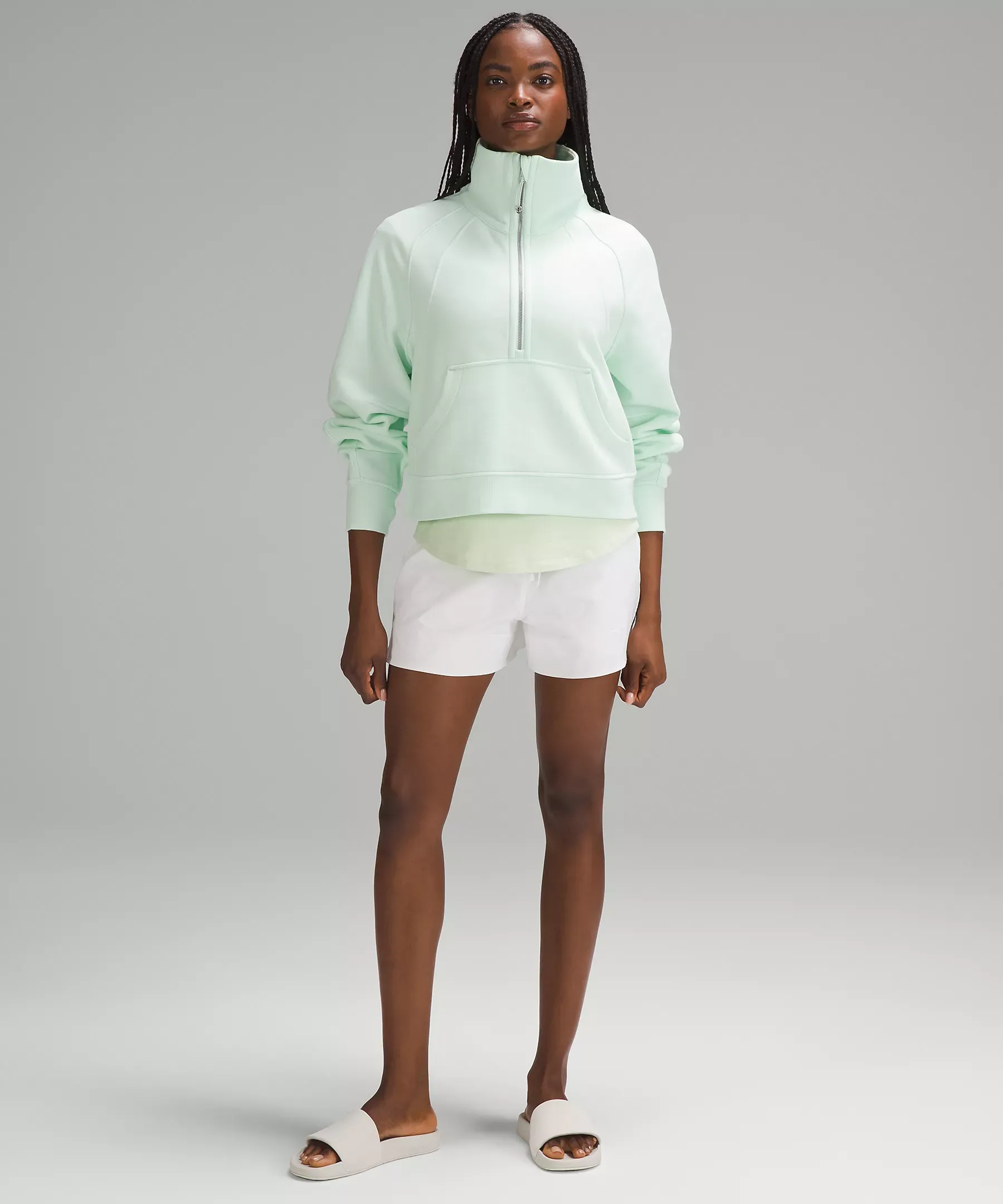 lululemon Scuba Oversized Funnel Neck Half Zip