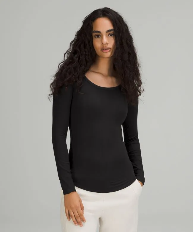 lululemon Hold Tight Scoop Neck Long Sleeve Shirt Online Only