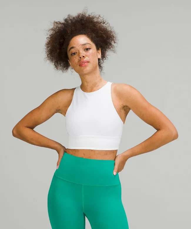 lululemon Energy Bra High-Neck Longline Tough Medium Support, B–D Cups