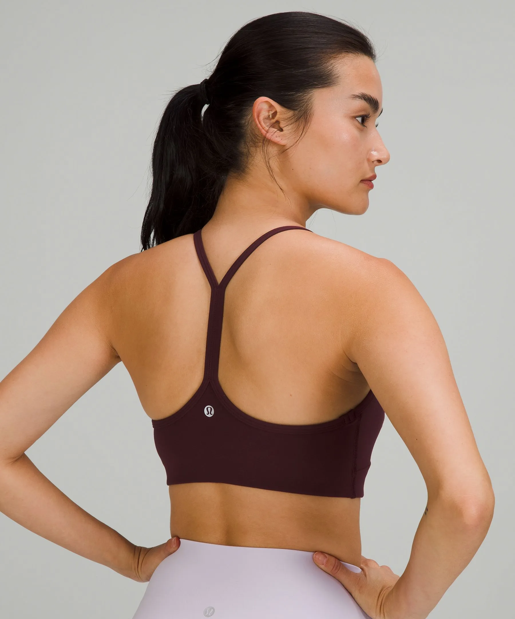 lululemon Flow Y Wrap-Front High-Neck Bra Light Support, B/C Cup