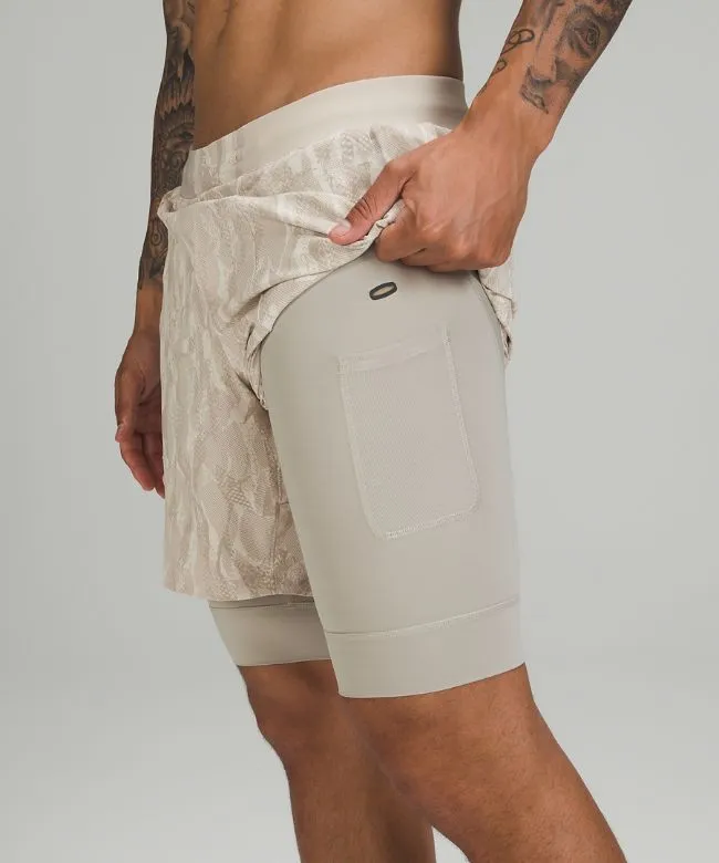 lululemon License to Train Lined Short 7