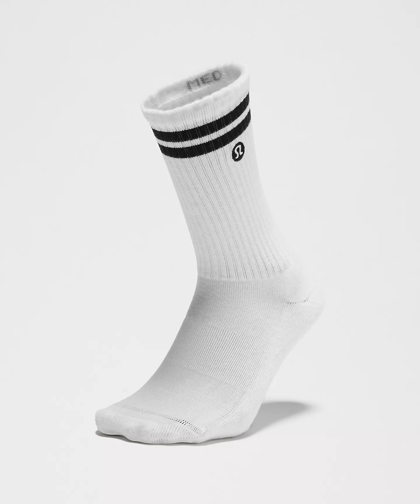 Unisex Daily Essential Crew Socks 3 Pack Stripe