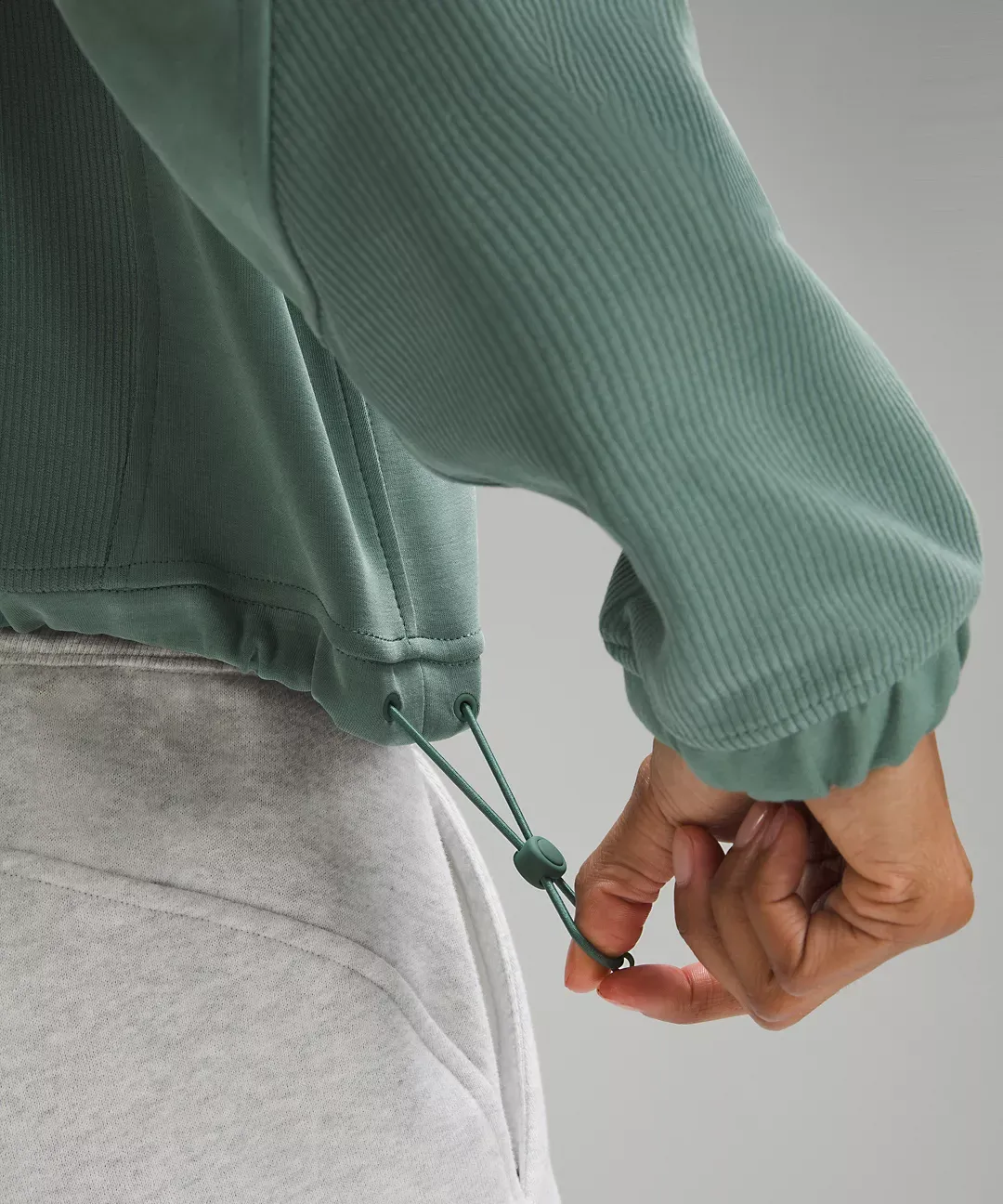 lululemon Brushed Softstreme Ribbed Half Zip