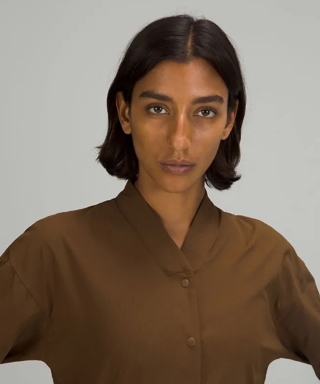 lululemon   lab Woven Long Sleeve Jumpsuit