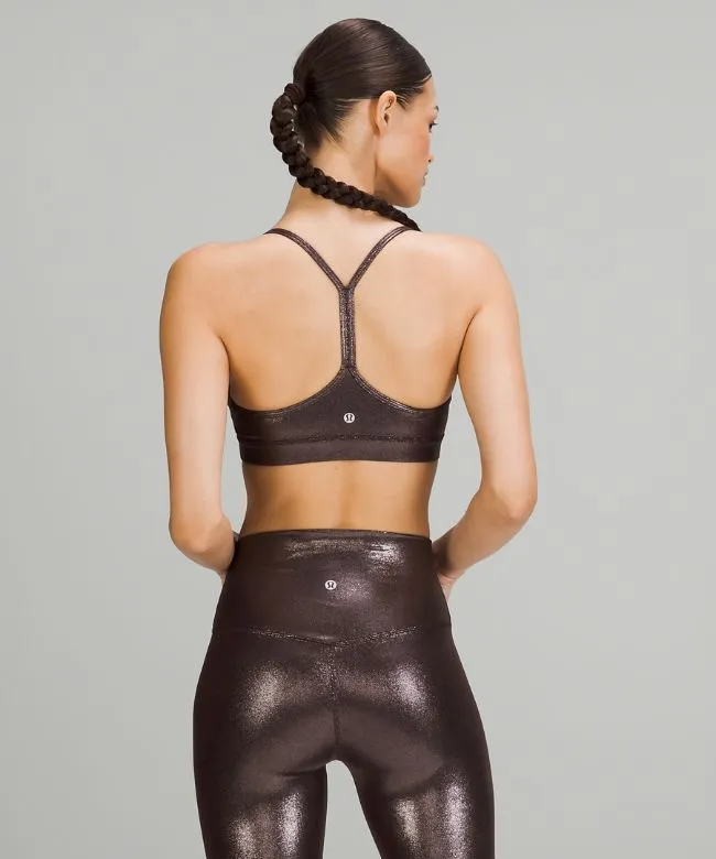 lululemon Flow Y Nulu Bra Shine Light Support, A–C Cups