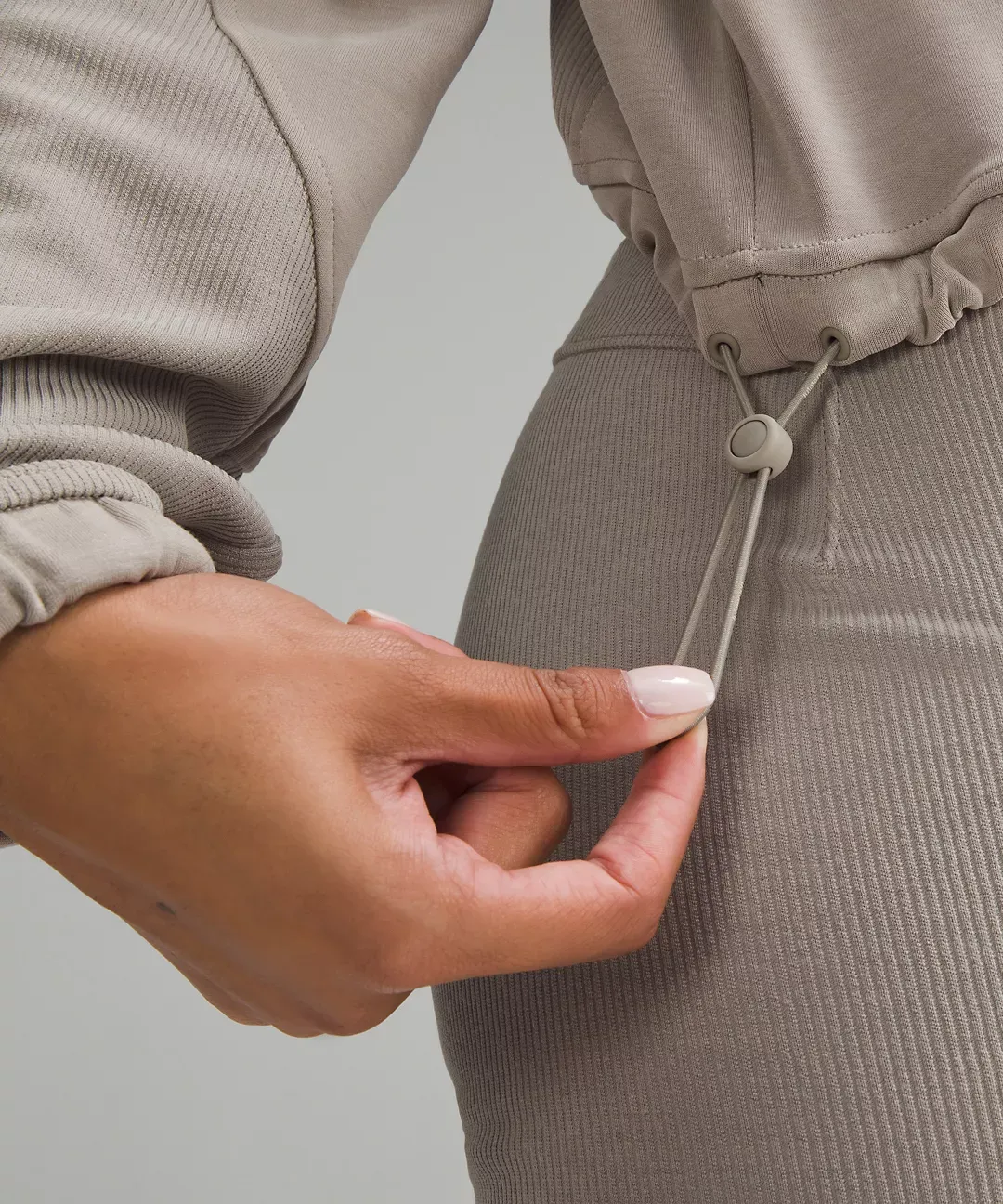 lululemon Brushed Softstreme Ribbed Half Zip