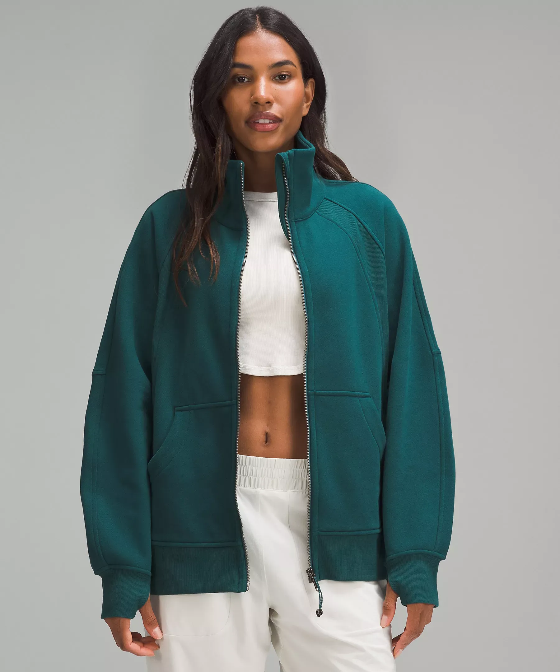 lululemon Scuba Oversized Funnel-Neck Full Zip Long NEW