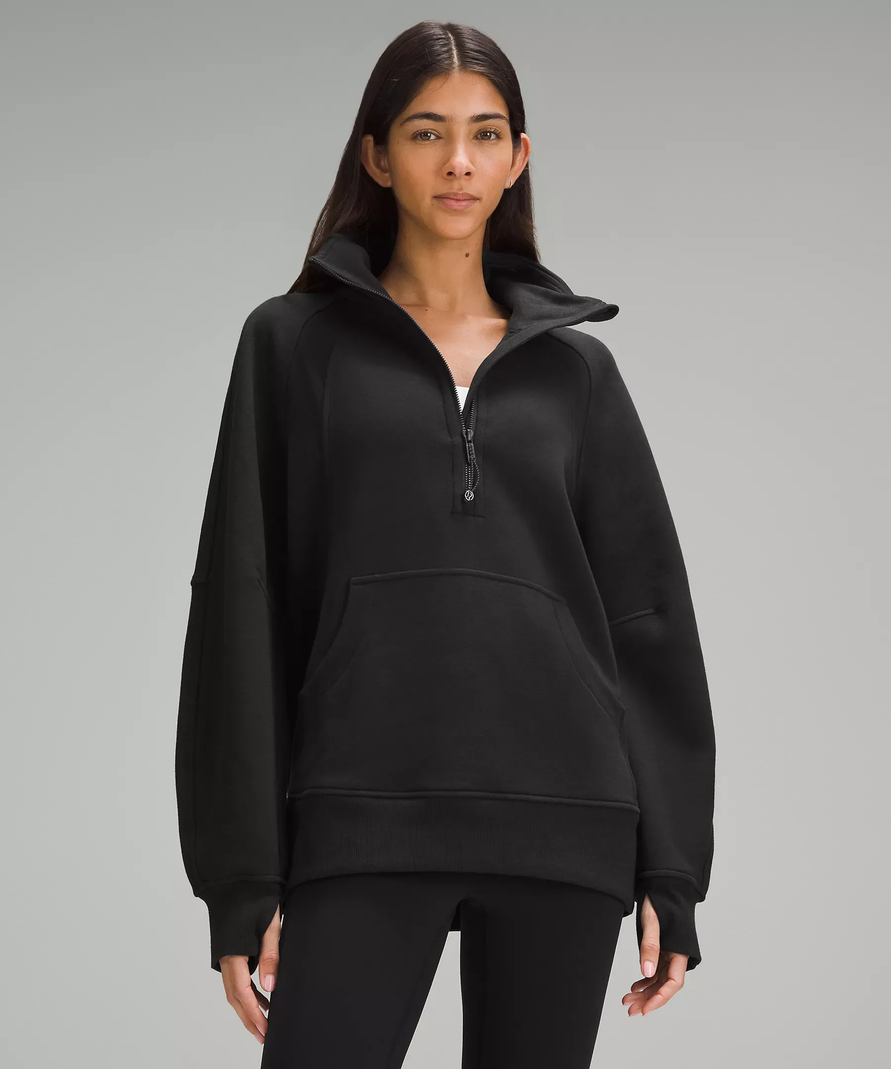 lululemon Scuba Oversized Funnel-Neck Half Zip Long