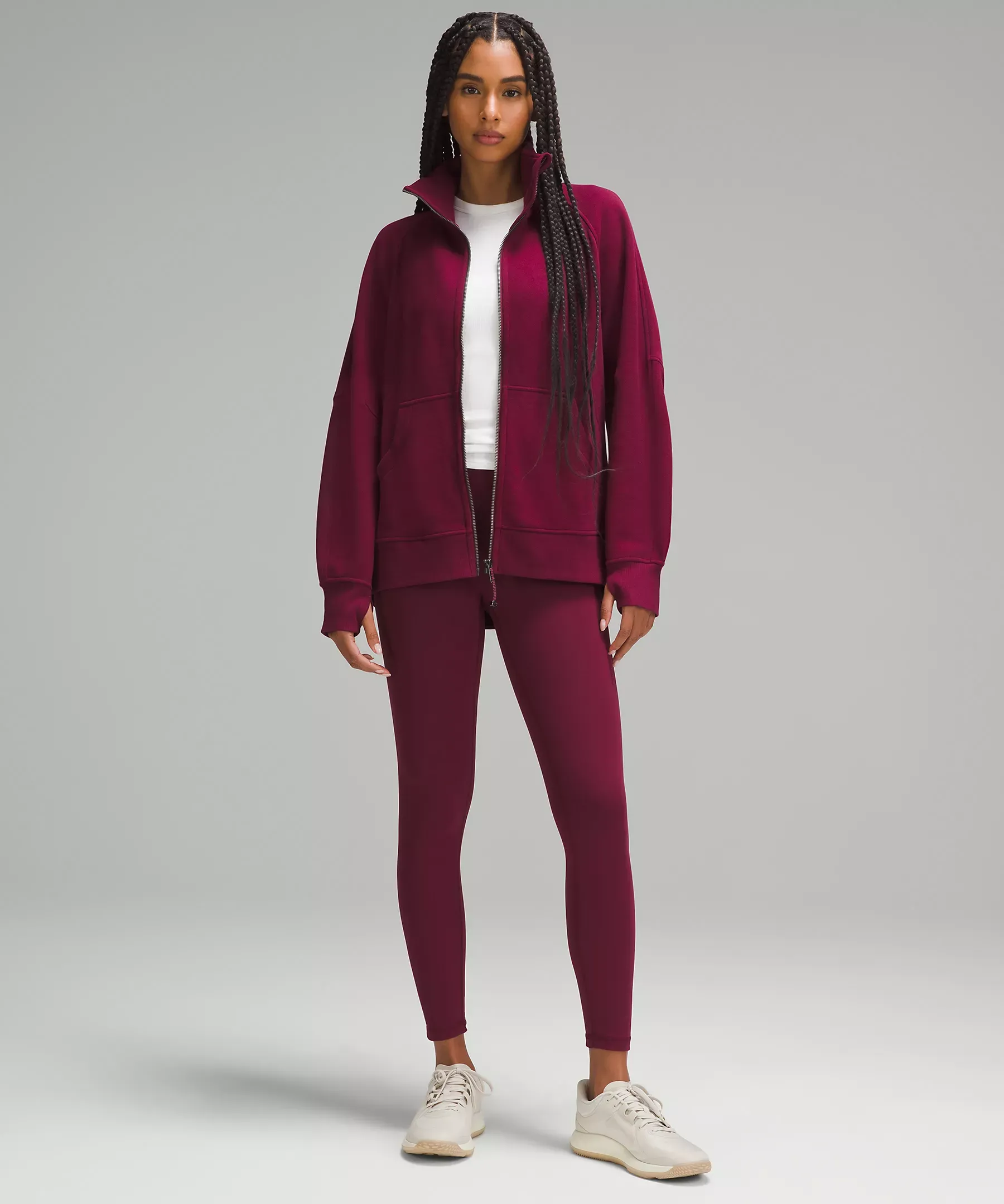 lululemon Scuba Oversized Funnel-Neck Full Zip Long NEW