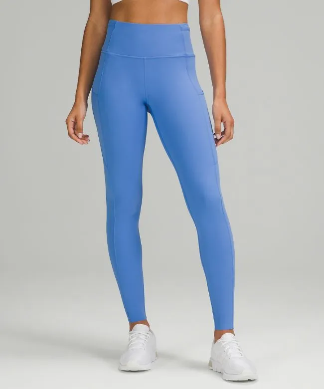 lululemon Fast and Free Brushed Fabric High-Rise Tight 28