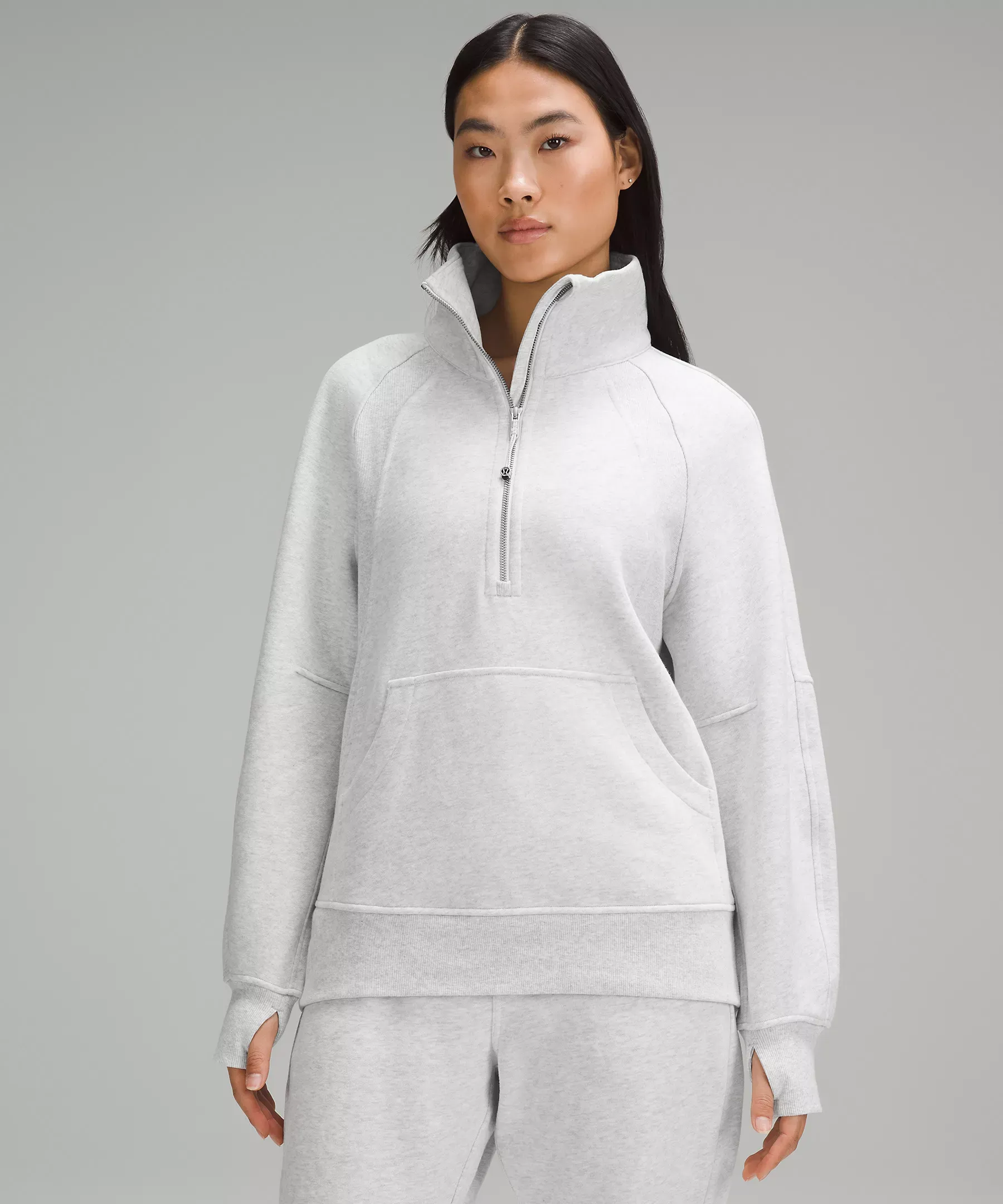lululemon Scuba Oversized Funnel-Neck Half Zip Long