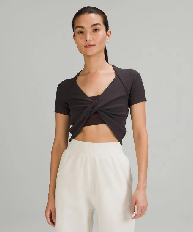 lululemon LA Twist Front Crop Top