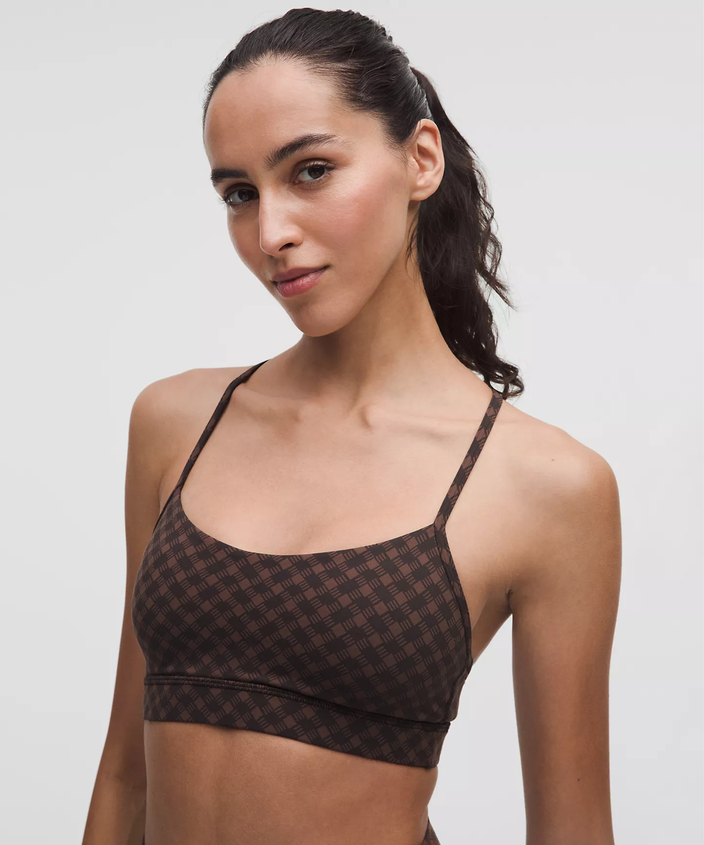 Flow Y Bra Nulu Light Support, A–C Cups Jacquard