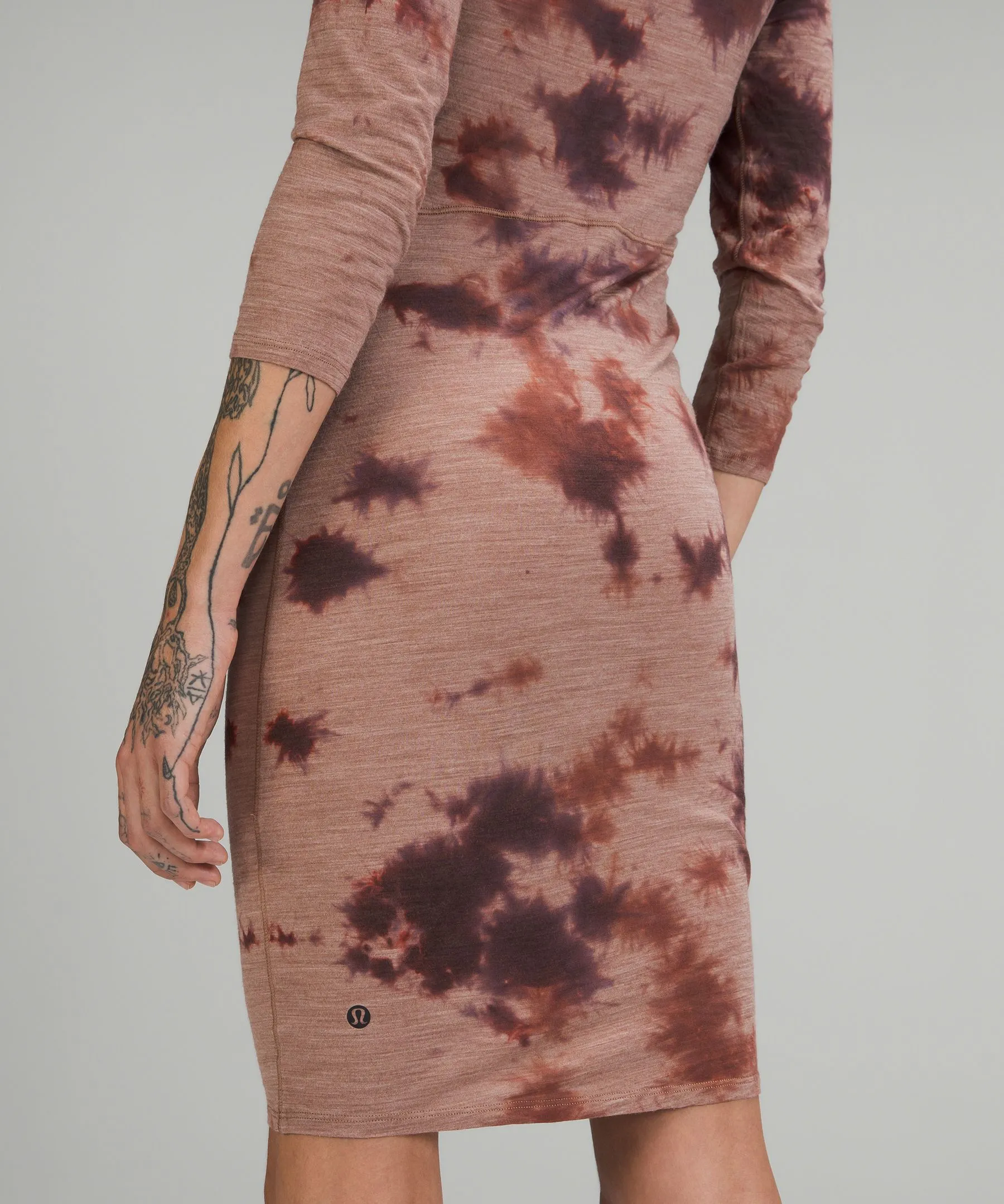 lululemon   lab Wool-Blend Tie Dye Dress Online Only