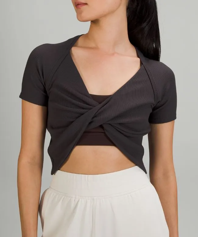lululemon LA Twist Front Crop Top