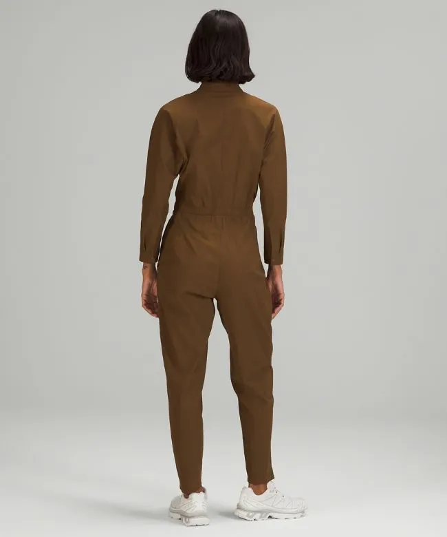 lululemon   lab Woven Long Sleeve Jumpsuit