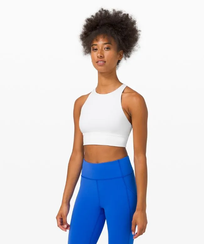lululemon Energy High-Neck Longline Bra Medium Support, B–D Cups