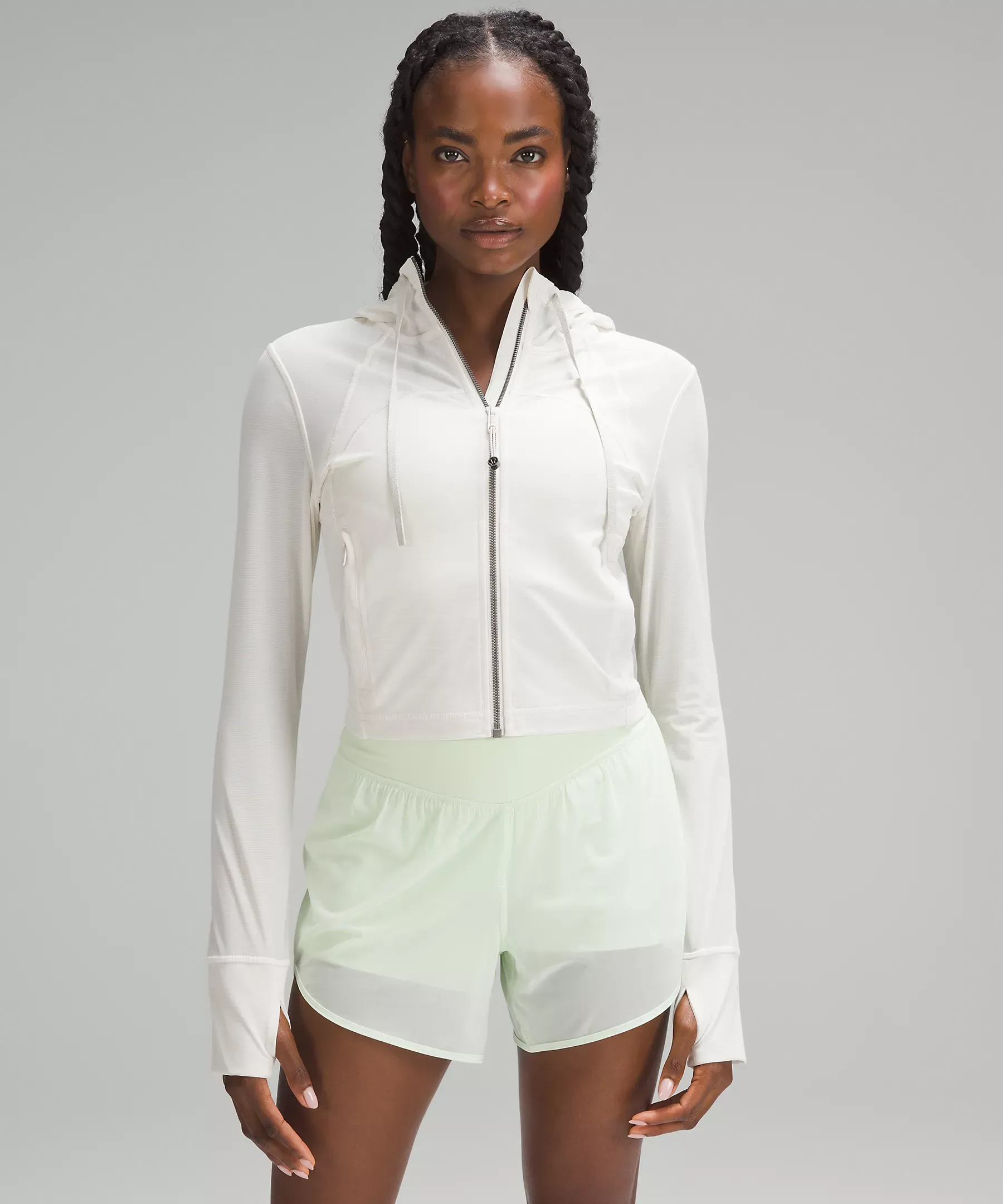 lululemon Cropped Define Mesh Jacket Nulu