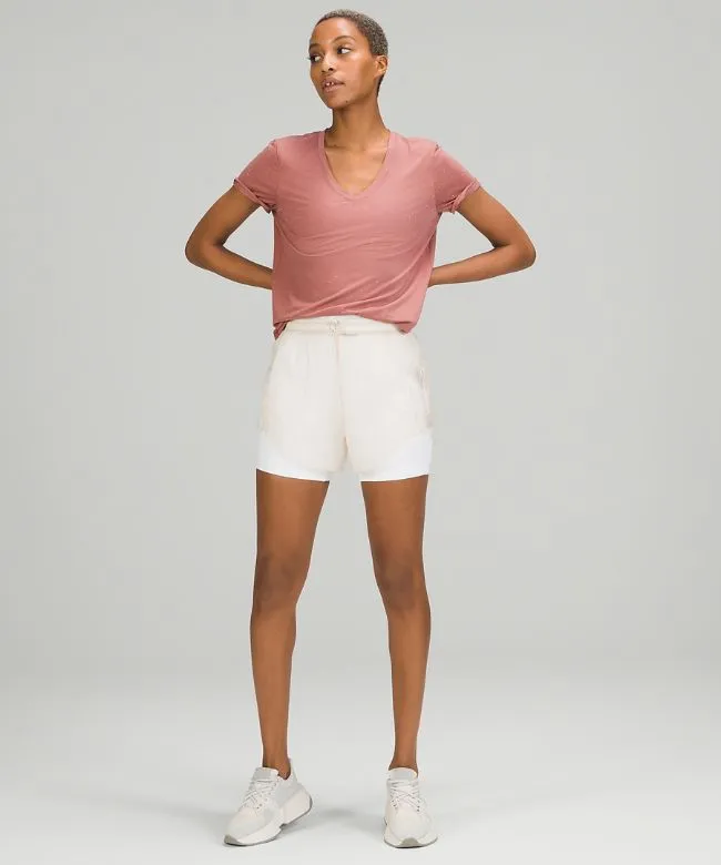 lululemon Love Tee Short Sleeve Shirt V-Neck T-Shirt Slub