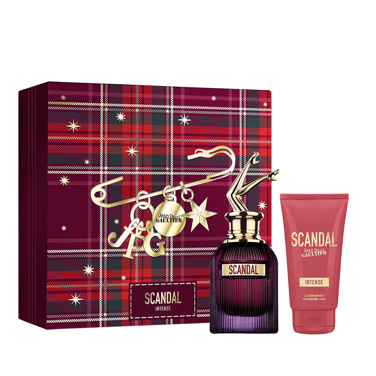 SCANDAL INTENSE1.7OZ AND BODY LOTION2.50ZGIFT SET