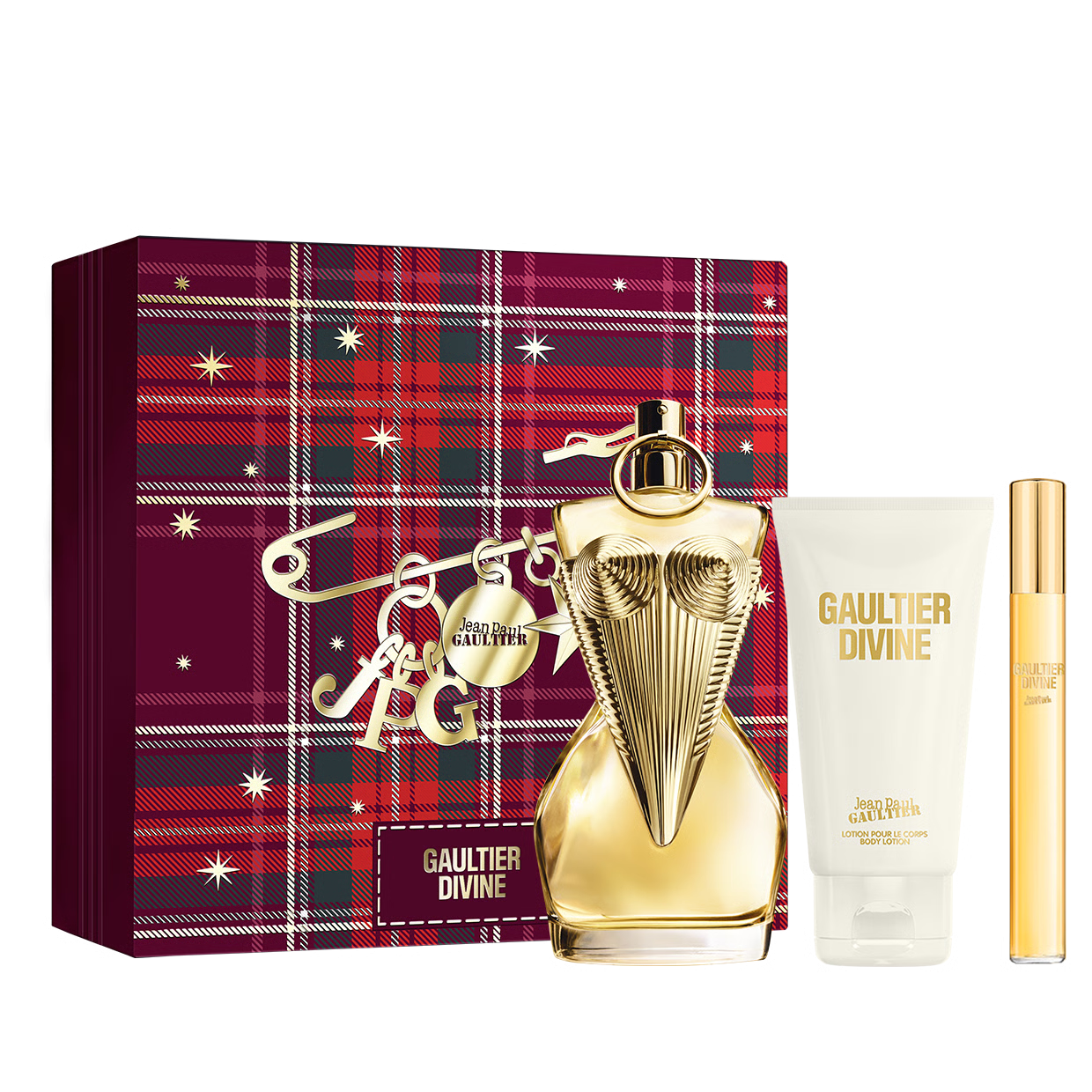 GAULTIER DIVINE 3.40Z,BODY LOTION 2.5OZ AND SPRAY GIFT SET